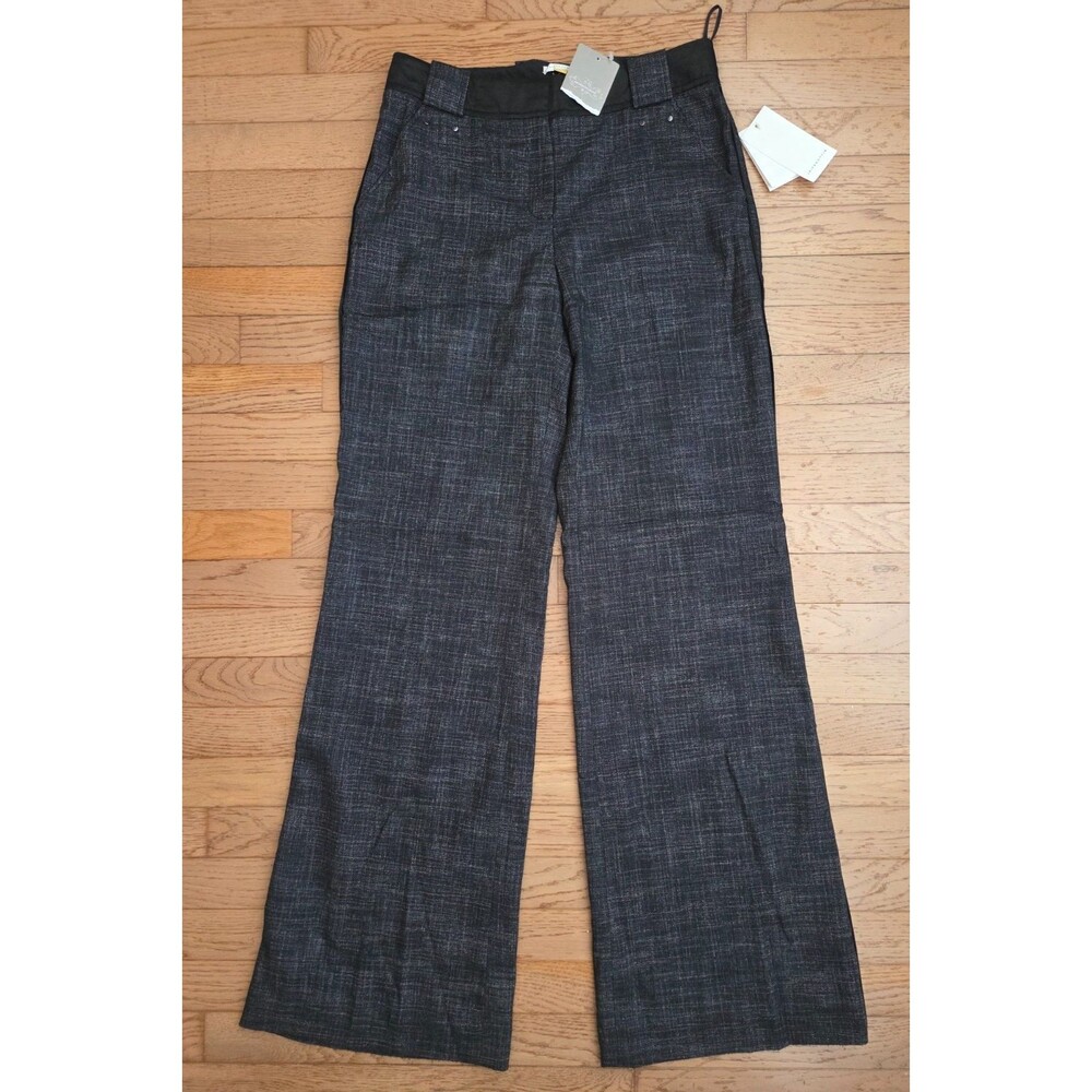 NEW Leifsdottir Anthropologie Women's 8 Tall Wide Leg Career Dress Pants Tall
